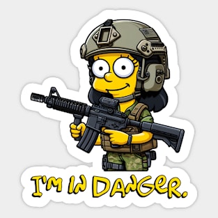 Tactical Yellow People Sticker